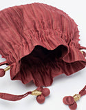 Cotton Silk Embroidered Potli Bag For Women
