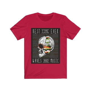 Buy red Best Time Ever Waves and Music in Skull Head