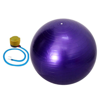 Buy purple 55cm Anti Burst Sports Yoga Ball w/ Pump Pilates Fitness Gym Balance