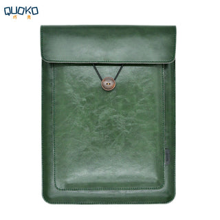 Buy glossy-green Double Layer High Capacity Laptop Bag Cover MacBook Pro Air 12/13.3/15.4/16