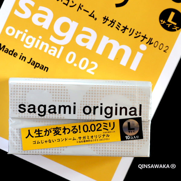 Qinsawaka Select Made in Japan 10pc 0.02 Super Thin Like Not Wearing SAGAMI ORIGINAL Condoms NO Latex Allergy Polyurethan Sex