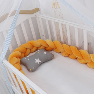 Buy mustard 3M Baby Bed Bumper Braid