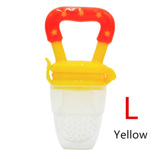 Buy yellow-l Baby Silicone Feeder Teether