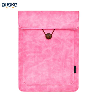 Buy glossy-pink Double Layer High Capacity Laptop Bag Cover MacBook Pro Air 12/13.3/15.4/16