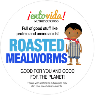 Whole Roasted Mealworms - 2 Ounces
