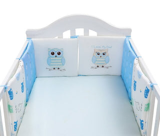 Buy 1 One-Piece Crib Cot Protector Pillows
