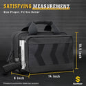 Sunfiner Master Series Upgraded Design Gun Bag with Lockable Zipper