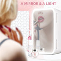 8L Beauty Refrigerator Portable Cosmetics Fridge with LED Lighted