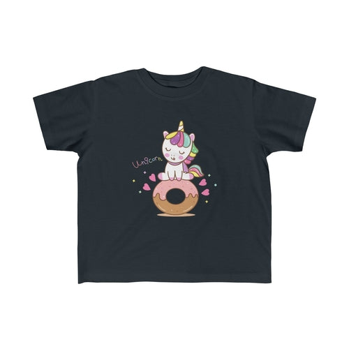 Unicorn Loves Donuts Kid Girls Tee
