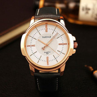 Buy black-white Rose Gold Quartz Watch
