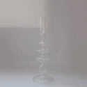 1pc Clear Glass  Candle Holder