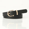 color square buckle decorative belt fashion casual