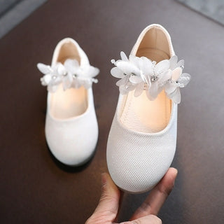 Buy 63w Baby Girls Walking Shoes Kids PU leather Big Flower Summer Princess