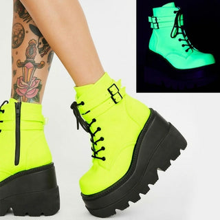 Buy yellow-luminous Platform High Heels Cosplay