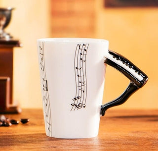 Buy style-8 Creative Music Violin Style Guitar Ceramic Mug