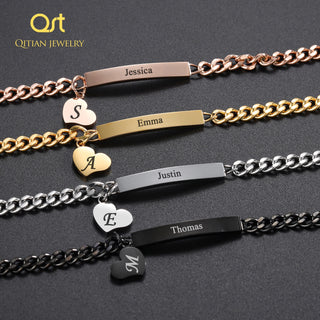 Custom Name Bracelet Personalized Baby Bracelet Stainless Steel