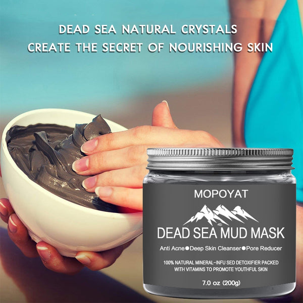 Dead Sea Mud Mask for Face and Body, Purifying Face Mask for Acne,