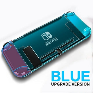 Buy blue Detachable Crystal PC Transparent Case For Nintendo Nintend Switch NS