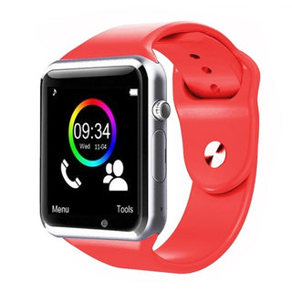 Buy red FIFATA Bluetooth A1 Smart Watch Sports Tracker Men
