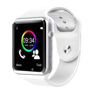 Buy white FIFATA Bluetooth A1 Smart Watch Sports Tracker Men
