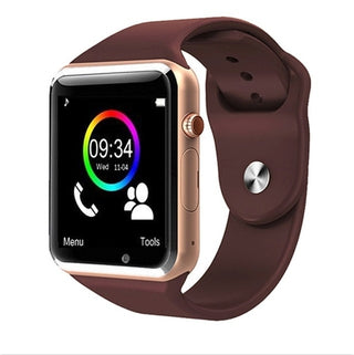Buy gold FIFATA Bluetooth A1 Smart Watch Sports Tracker Men