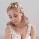 Fashion Bridal Belt Headband Beaded Wedding Accessories Flowers And
