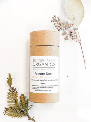 Femme Dust / Organic Talc Free Powder / No Chaffing / Freshening