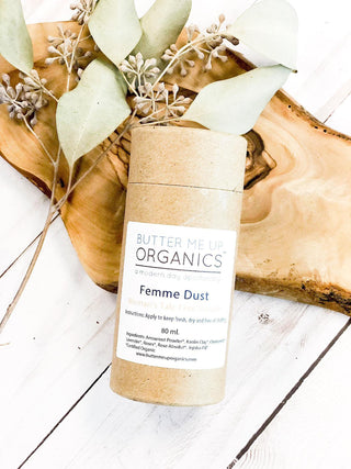 Femme Dust / Organic Talc Free Powder / No Chaffing / Freshening