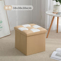 Furniture For Home Storage Stool Leather Material Ottoman Clothing Toy
