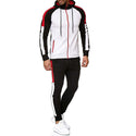 Men's custom brand fashion stripes, color matching plus size hooded