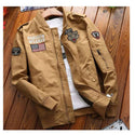 Autumn pilot uniform jacket men's tooling youth cotton outdoor casual