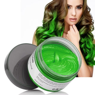 Buy green Hair Wax Color Styling Pomade Dropshipping