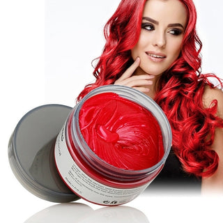 Buy red Hair Wax Color Styling Pomade Dropshipping