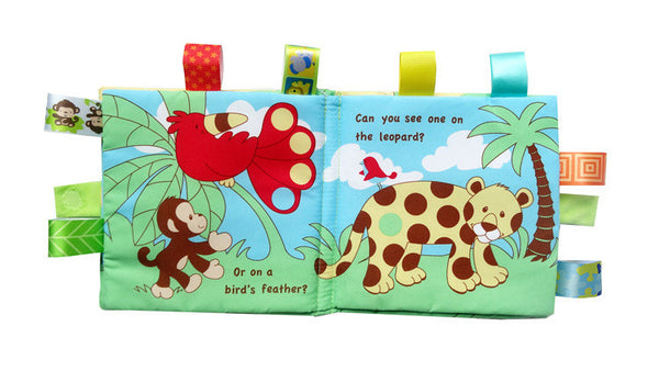 High Quality Soft Baby Book Animal Monkey Puzzle