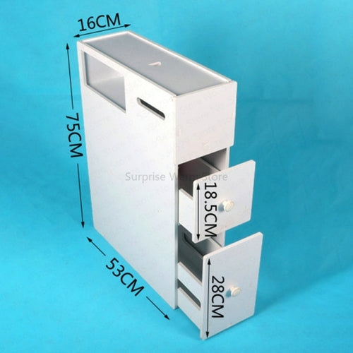 Hot Sell ! Moveable Toilet Side Cabinet  Bathroom Storage Rack Toilet