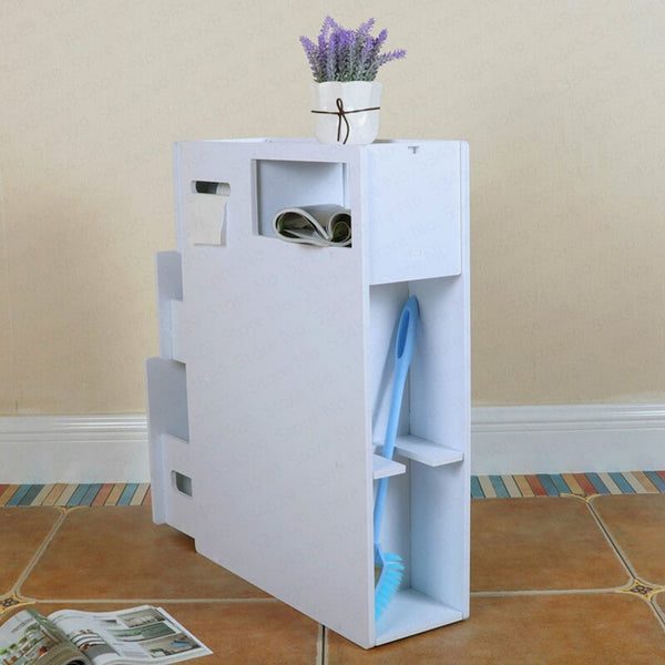 Hot Sell ! Moveable Toilet Side Cabinet  Bathroom Storage Rack Toilet