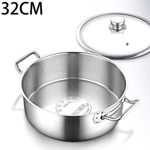Hotpot Stainless Steel Hot Pot Soup Pot Non Stick Pan Cookware Kitchen