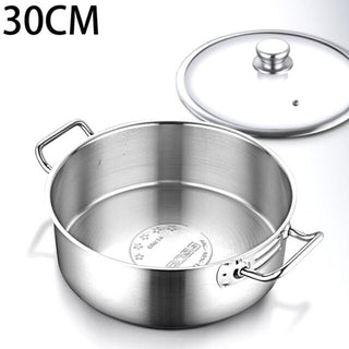 Buy red Hotpot Stainless Steel Hot Pot Soup Pot Non Stick Pan Cookware Kitchen