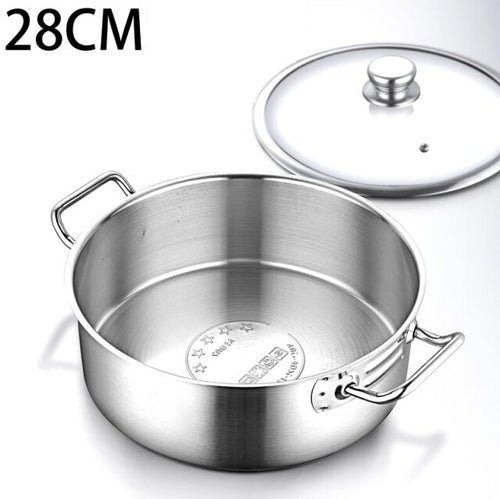 Hotpot Stainless Steel Hot Pot Soup Pot Non Stick Pan Cookware Kitchen