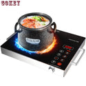 Household Electric Induction Cooker 2200W Waterproof Black Crystal