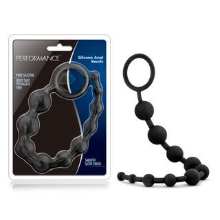 Performance - Silicone Anal Beads - Black