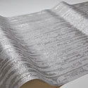Industrial Texture Plain Wallpaper Roll Metallic Glitter Silver Shiny