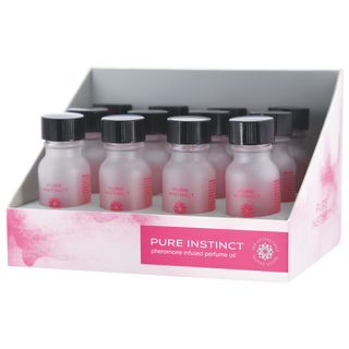 PURE INSTINCT Pheromone Perfume OIL - 12pc DISPLAY - FOR HER