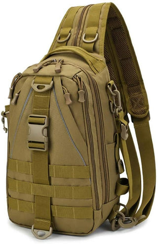 Buy new-khaki LUXHMOX Fishing Backpack Waterproof Tackle-Bag Fishing Gear