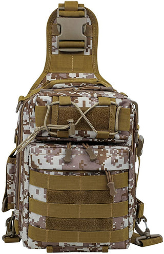 Buy camo LUXHMOX Fishing Tackle Backpack Waterproof for Outdoor Gear Storage