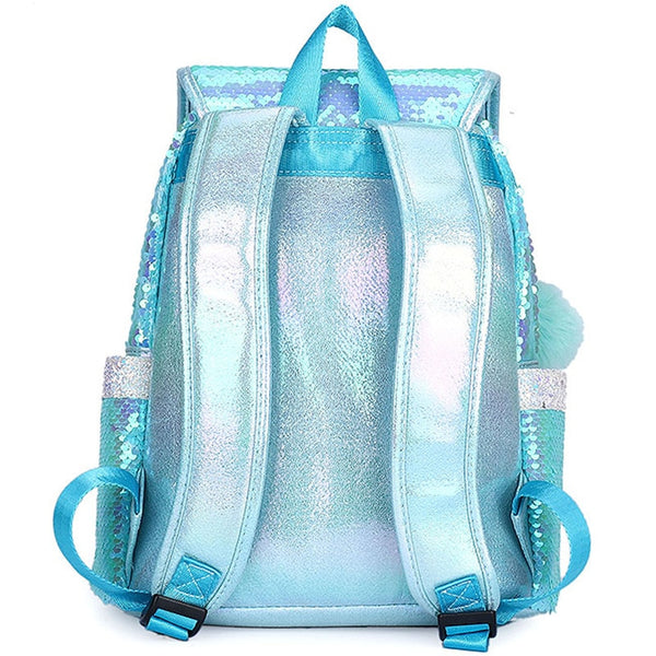 Laser Sequins School Bags for Girl Kids Backpack Cute Large Capacity