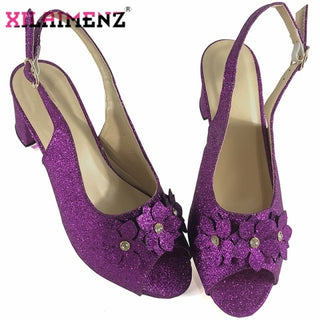 Buy purple Low Heel Pumps Shoes