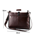 Luxury Business Briefcase Male High quality Crazy Horse Leather