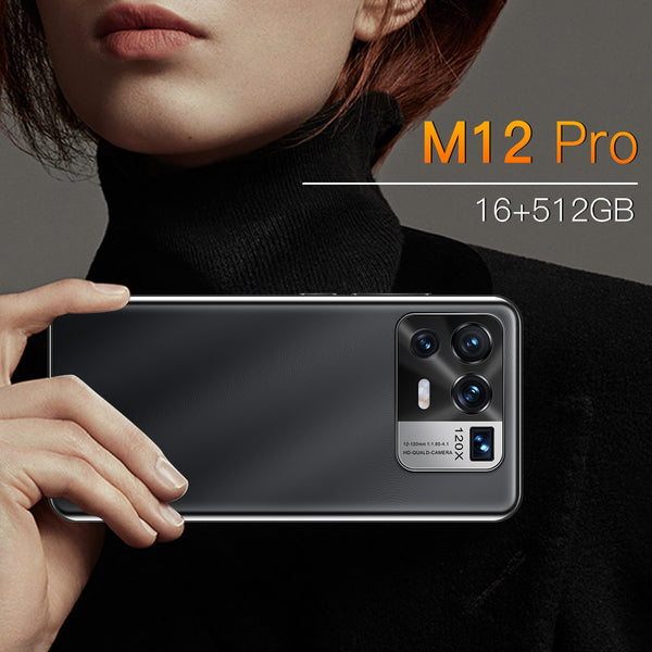 M12 Pro Global Version MTK 6580P 16GB 512GB6800mAh 5G 6.7 Inch Mobile