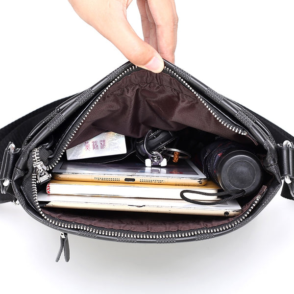 MANET Korean Style Messenger Bags Shoulder Bag Luxury Men's briefcase